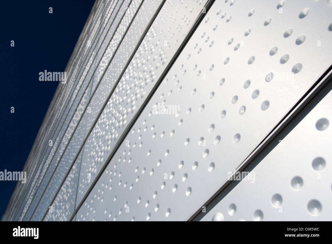 Plan rapproché sur l'Opéra d'Oslo Banque D'Images