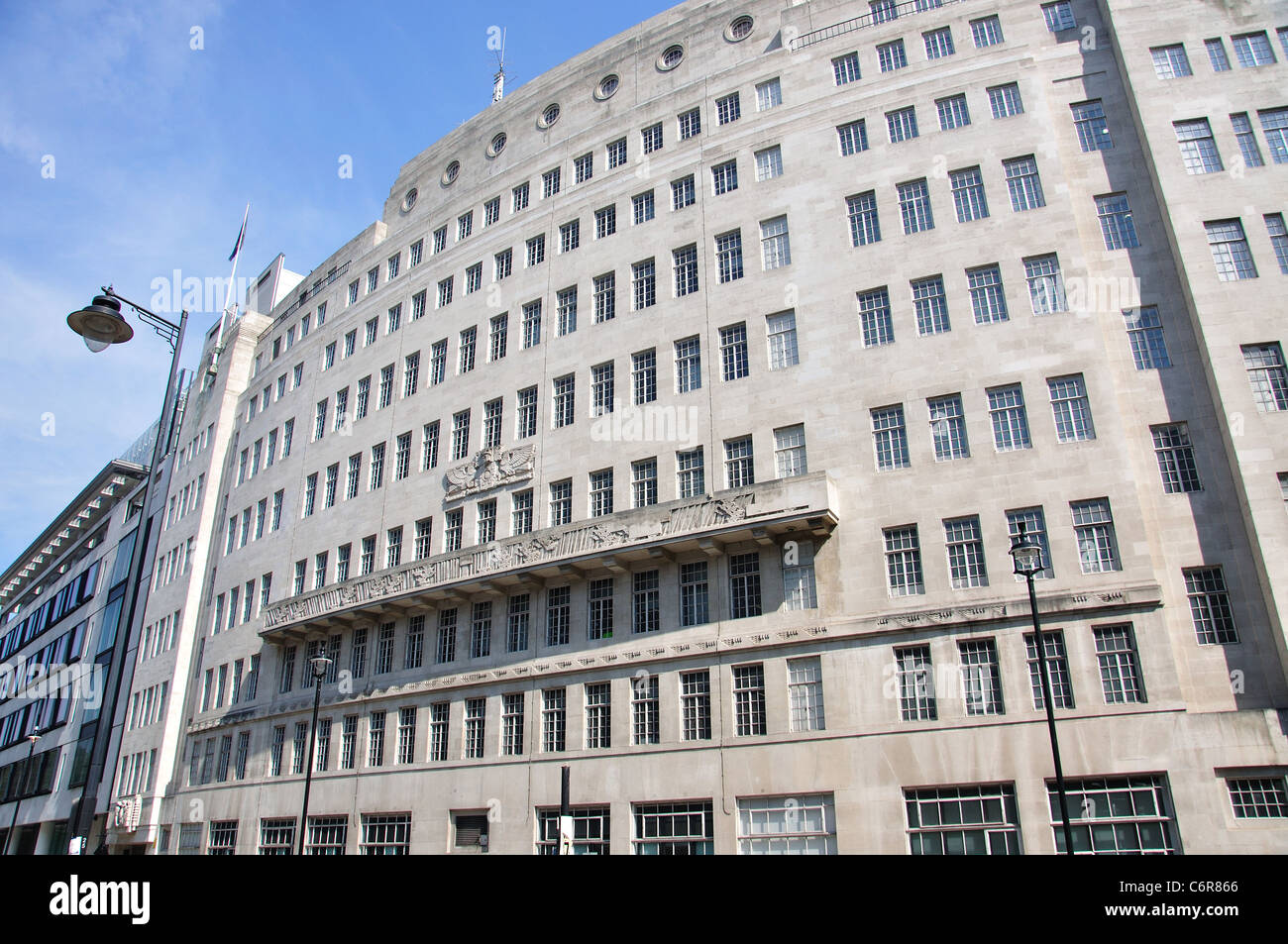 BBC Broadcasting House, Portland Place, Regent Street, City of Westminster, London, England, United Kingdom Banque D'Images
