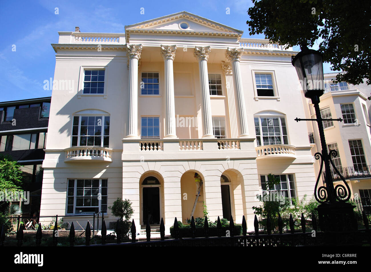 Bâtiment de style Régence, St.Andrew's Place, Regent's Park, City of Westminster, London, Greater London, Angleterre, Royaume-Uni Banque D'Images