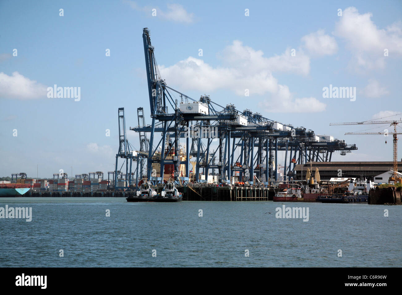 Les Ports de Panama Société à Balboa, sur l'entrée pacifique du Canal de Panama. Banque D'Images