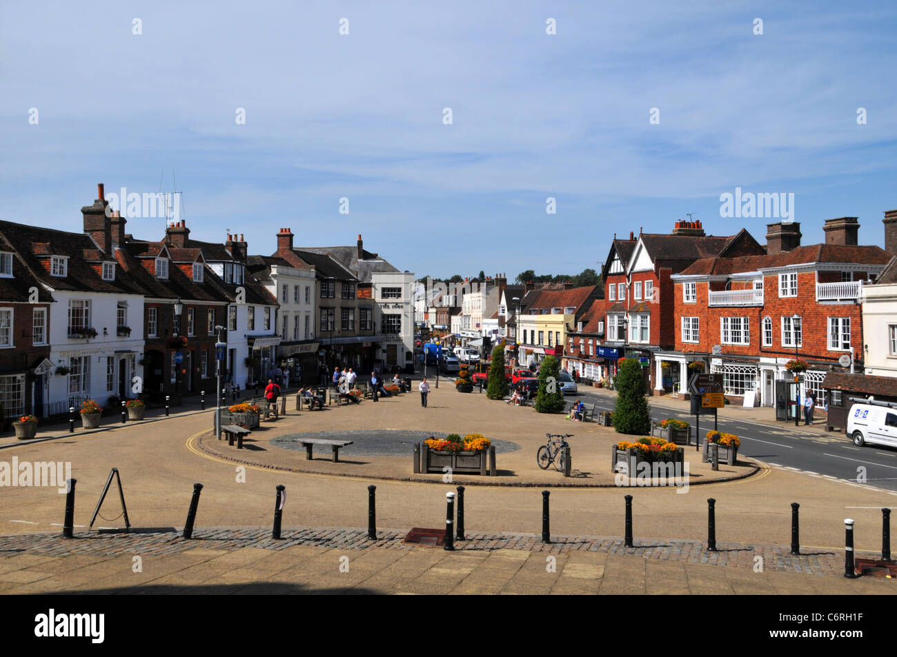 Bataille Ville high street, East Sussex, Angleterre, Royaume-Uni Banque D'Images