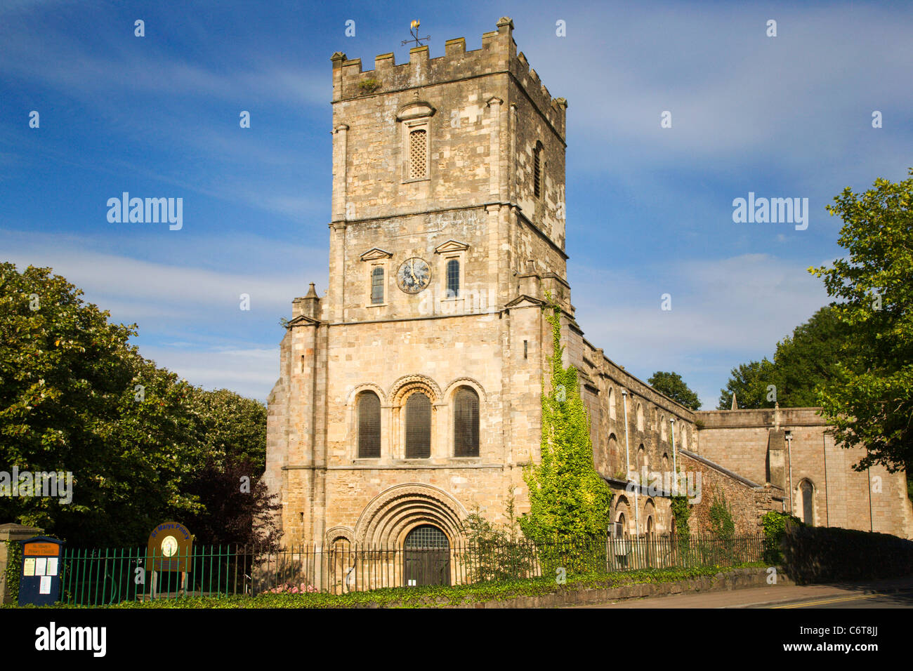 Église du prieuré de St Mary Monmouthshire Chepstow Wales Banque D'Images