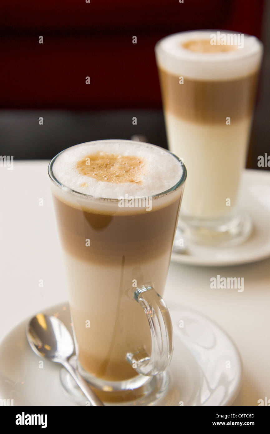 Café Latte Banque D'Images