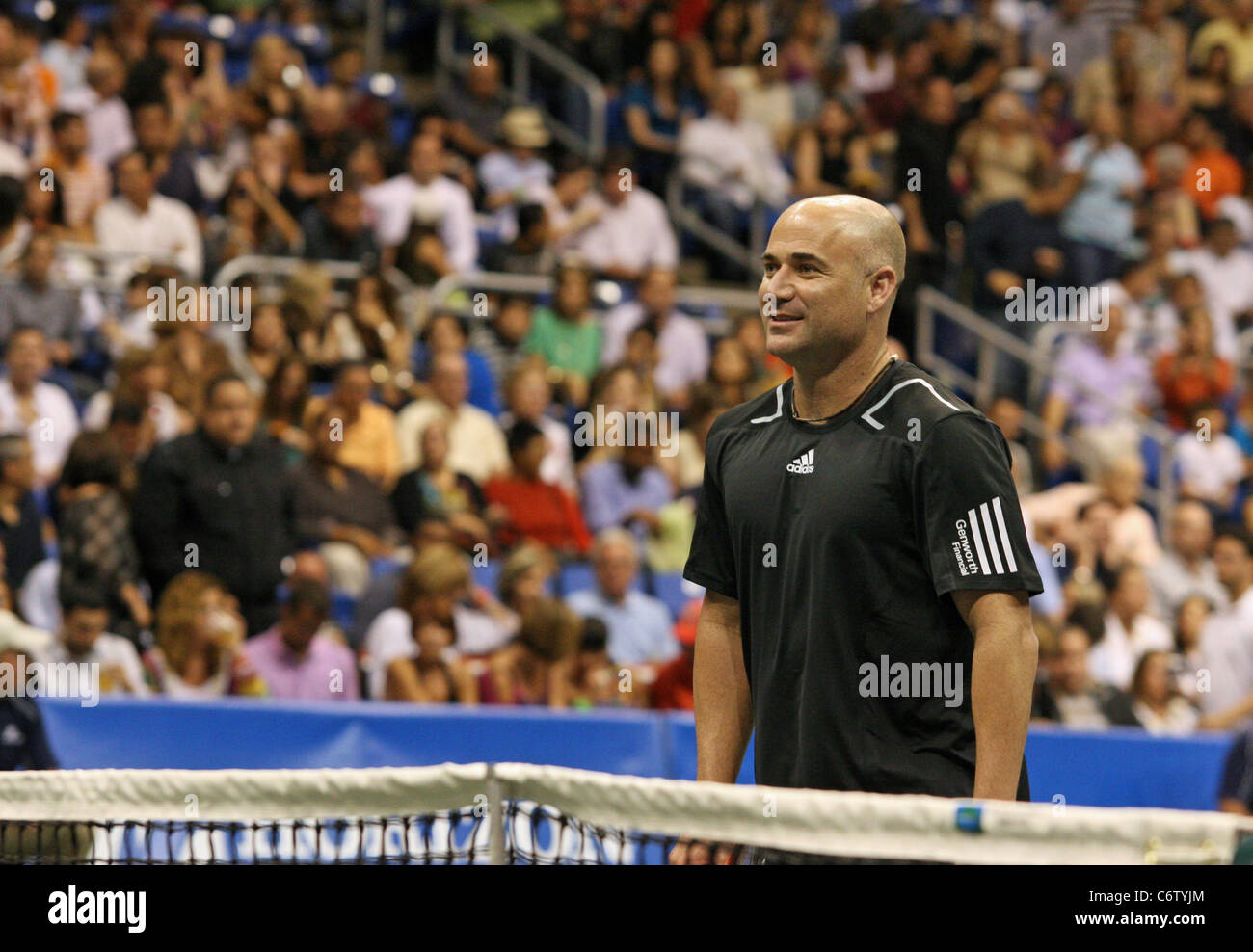 Andre Agassi et Pete Sampras l'Andre Agassi Farewell Tour 2010 Hato Rey, Puerto Rico - 22.05.10 Banque D'Images