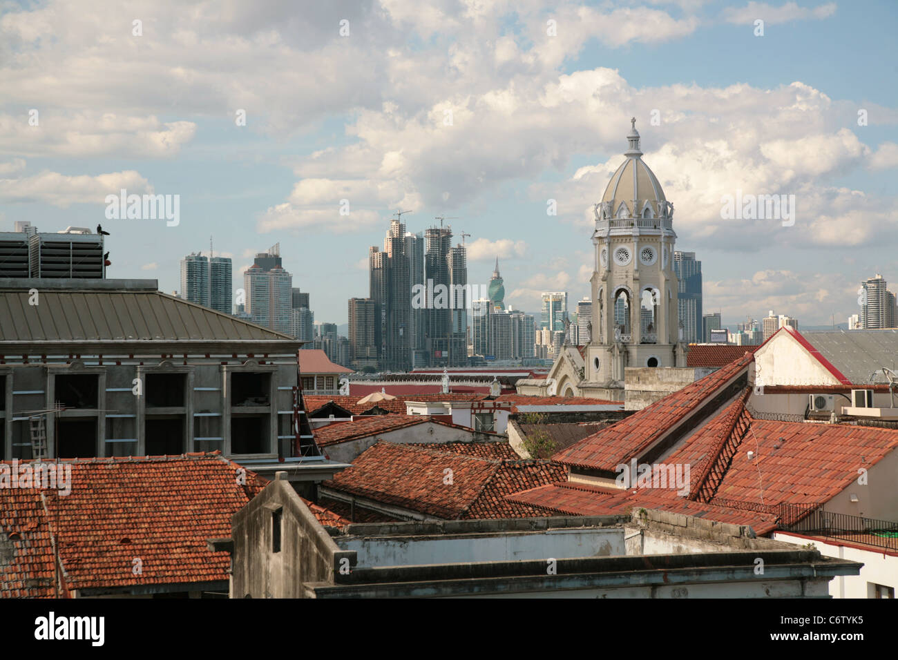 Vieille Ville ou vieux quartiers de Panama City, au Panama. Banque D'Images