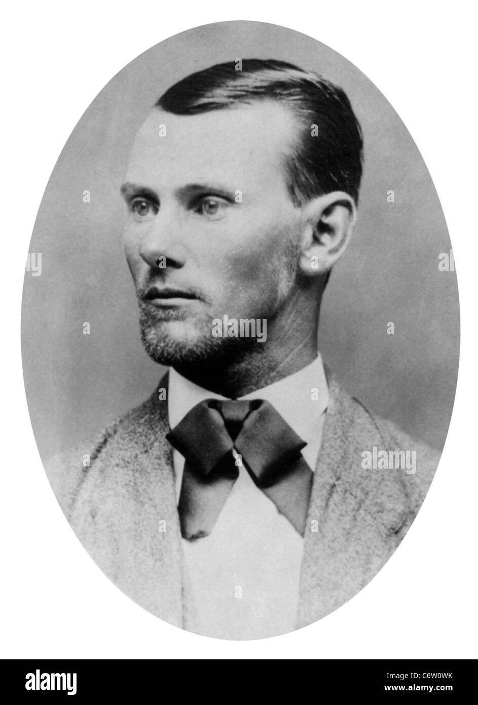 JESSE JAMES (1847-1882), hors-la-loi et voleur chef de gang à propos de 1883 Banque D'Images