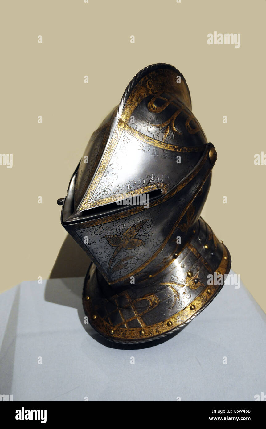Tirelire Casque De Chevalier Médiéval - Grande Taille, Polyrésine Peinte à La Main