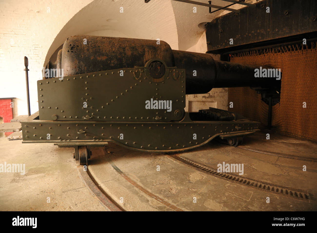 12,5 pouces victorien Cannon. Banque D'Images