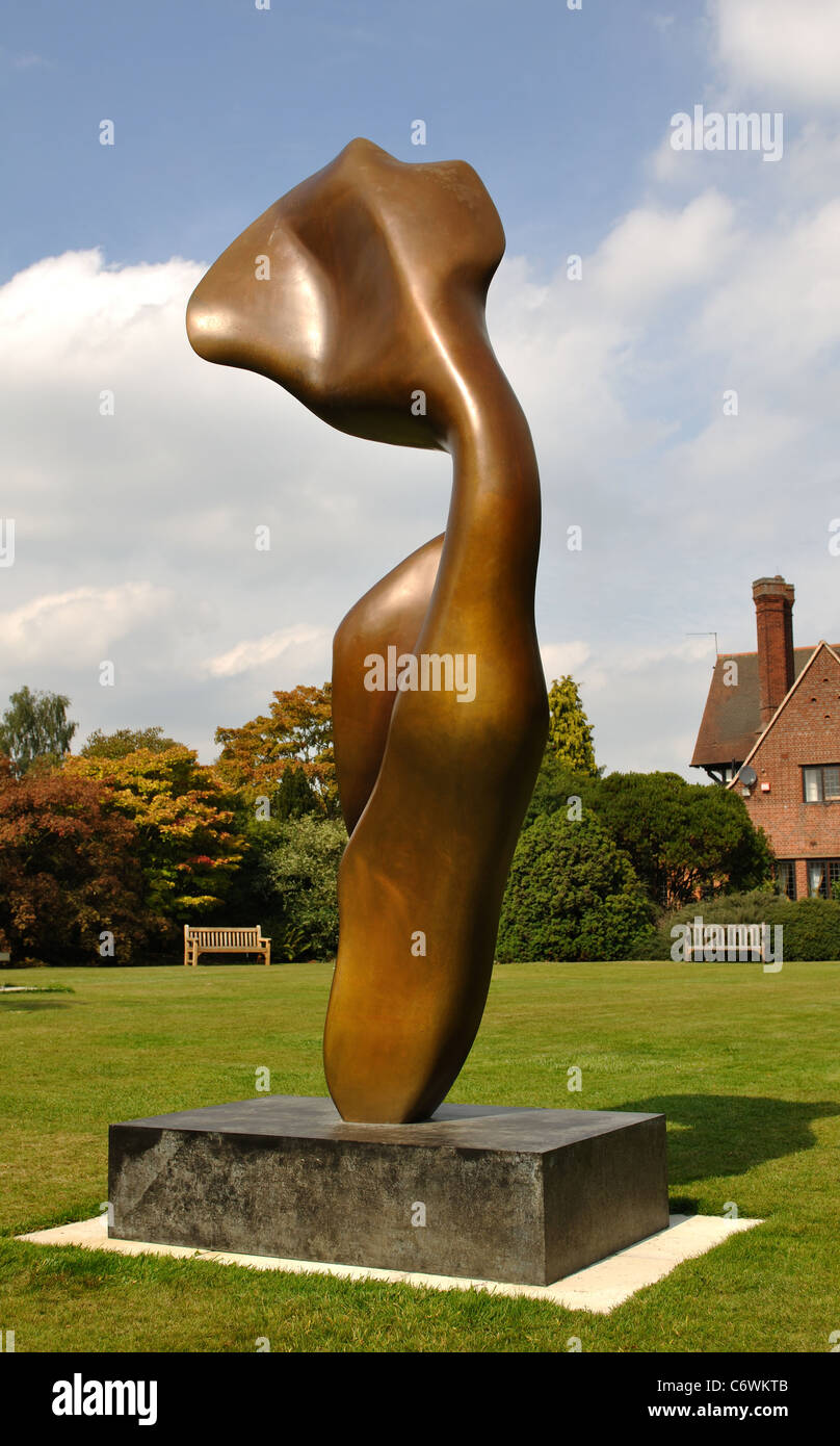 'Vol' par Helaine Blumenfeld, sculpture à Leicester Jardin Botanique, UK Banque D'Images