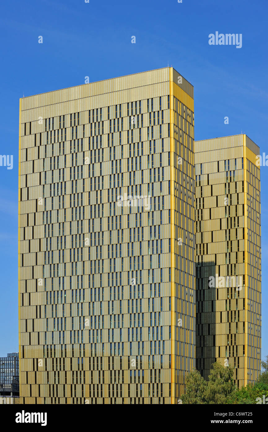 Les immeubles de bureaux de la Cour de justice de l'Union européenne du plateau de Kirchberg, Luxembourg Banque D'Images