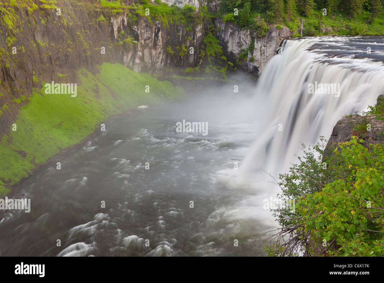 La région de Mesa Falls Idaho - Ashton, Targhee National Forest, Fremont Comté, USA Banque D'Images