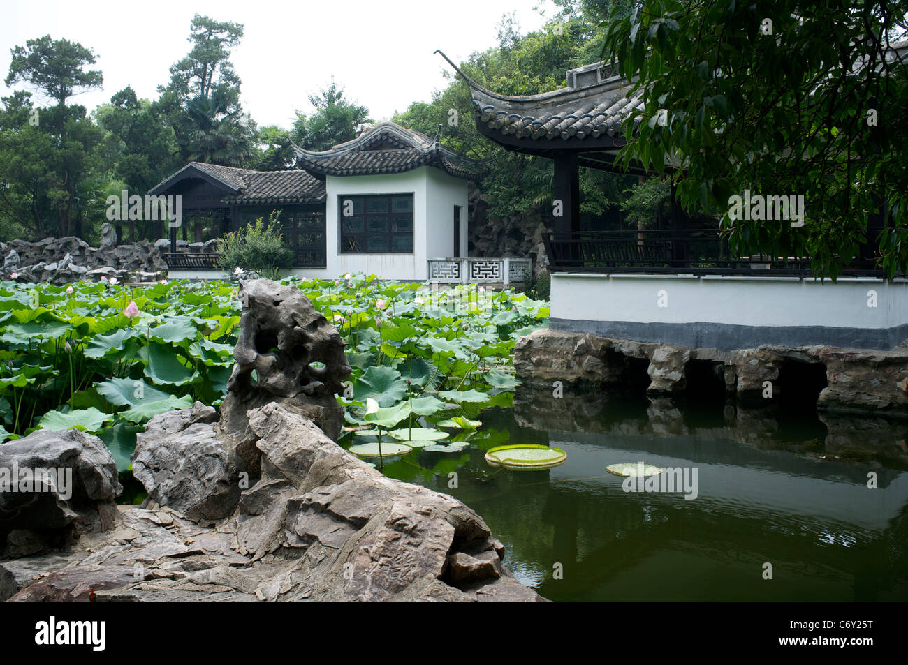 Li Yuan (Li's Garden) à Wuxi, province de Jiangsu, Chine. 2011 Banque D'Images