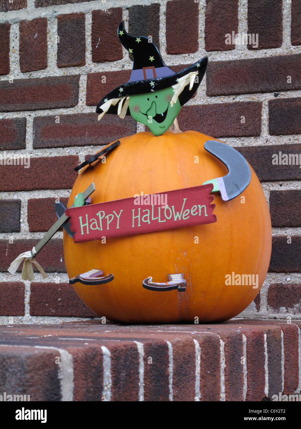 Décorations d'Halloween Banque D'Images