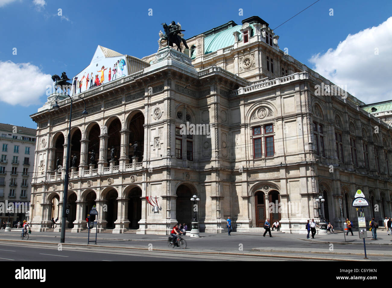 L'Autriche, Vienne, l'opéra d'état Banque D'Images