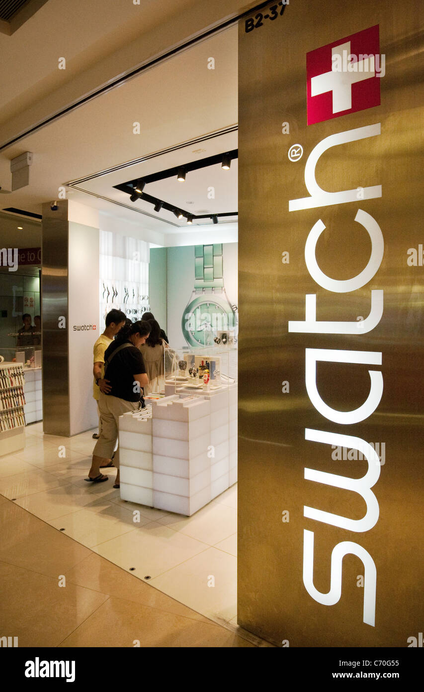 Swatch watch shop Banque de photographies et d images a haute resolution Alamy