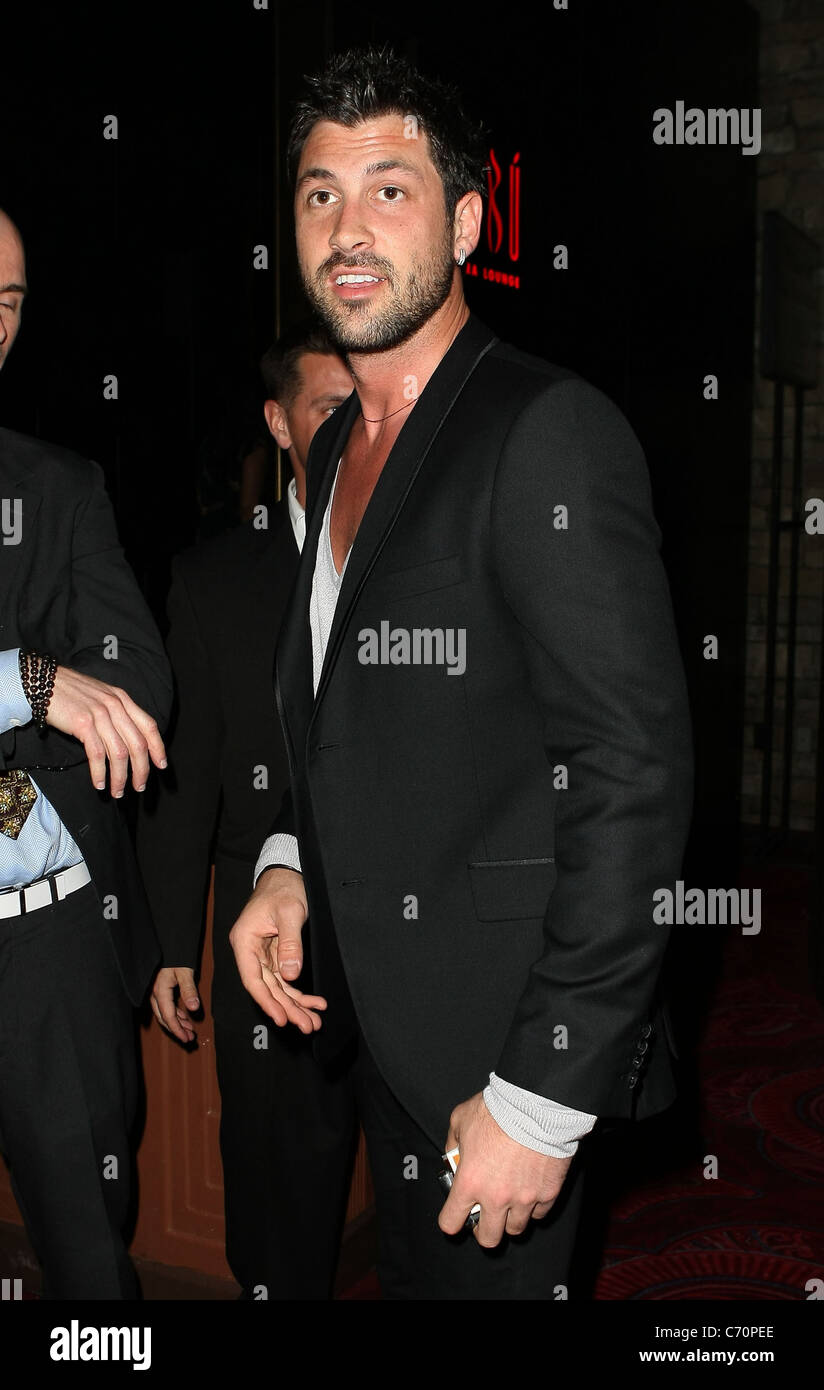 Maksim Chmerkovskiy mauvais garçon de la salle de bal, Maksim Chmerkovskiy héberge à TABU Lounge Ultra at MGM Grand Resort Casino. Las Banque D'Images