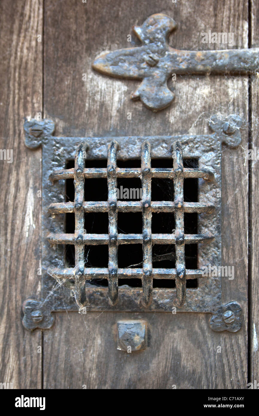 L'ancien village de verrouiller la prison ou maison de gardien Nunney Banque D'Images