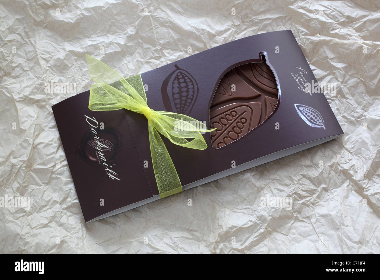 Barre de chocolat pack Banque D'Images