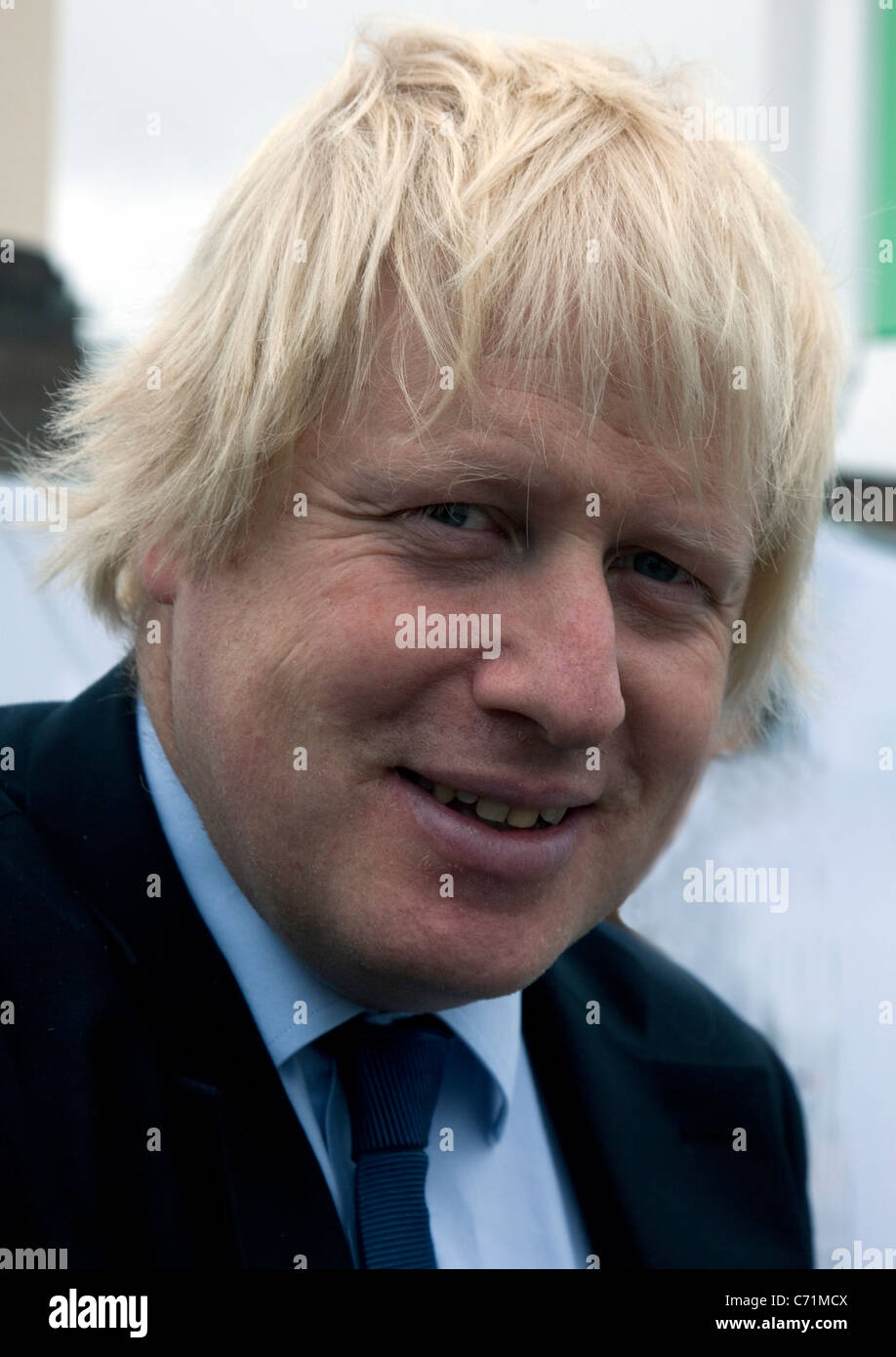 Maire de Londres Boris Johnson pour l'événement à Londres Banque D'Images