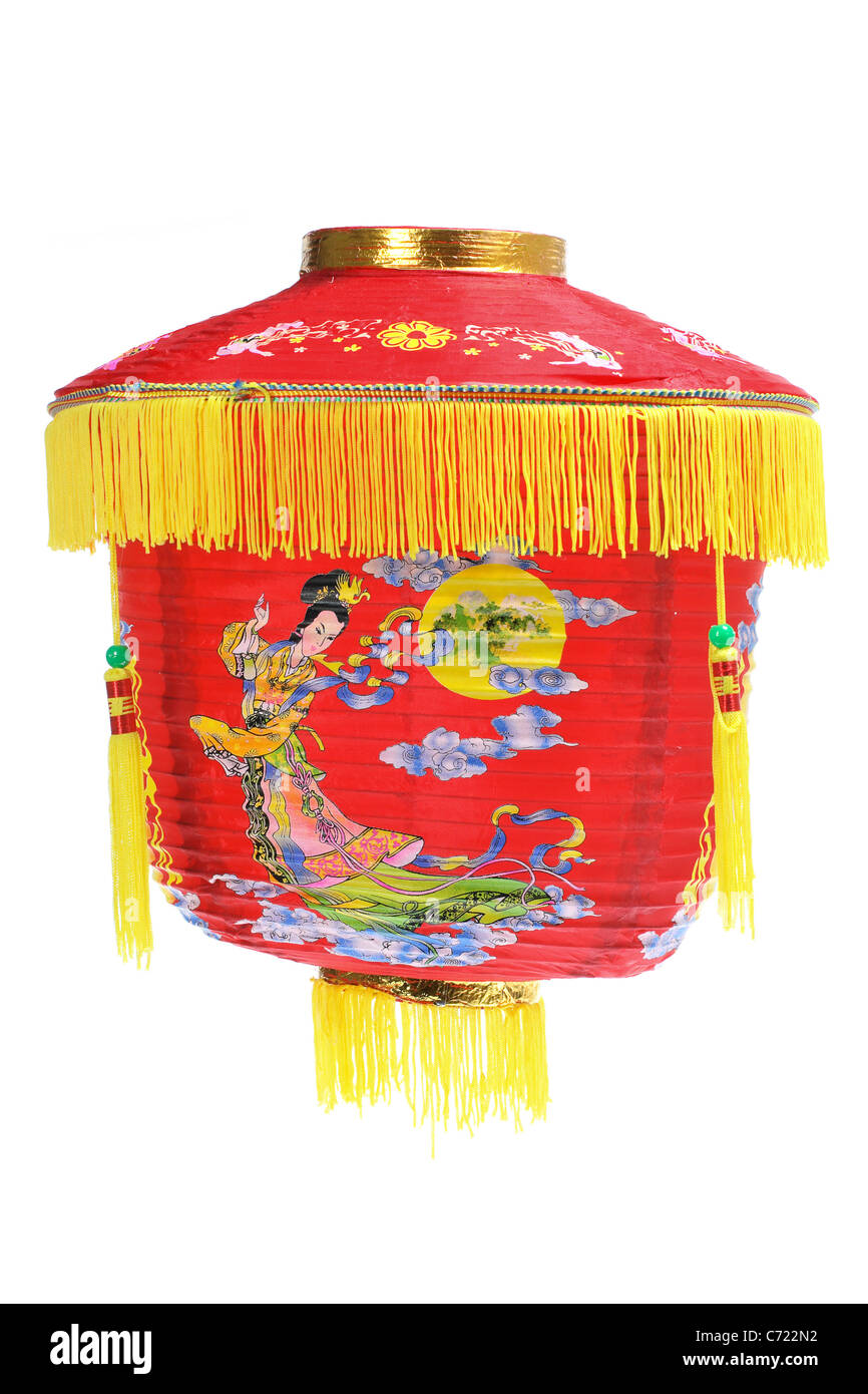 Lanterne de papier chinois Banque D'Images