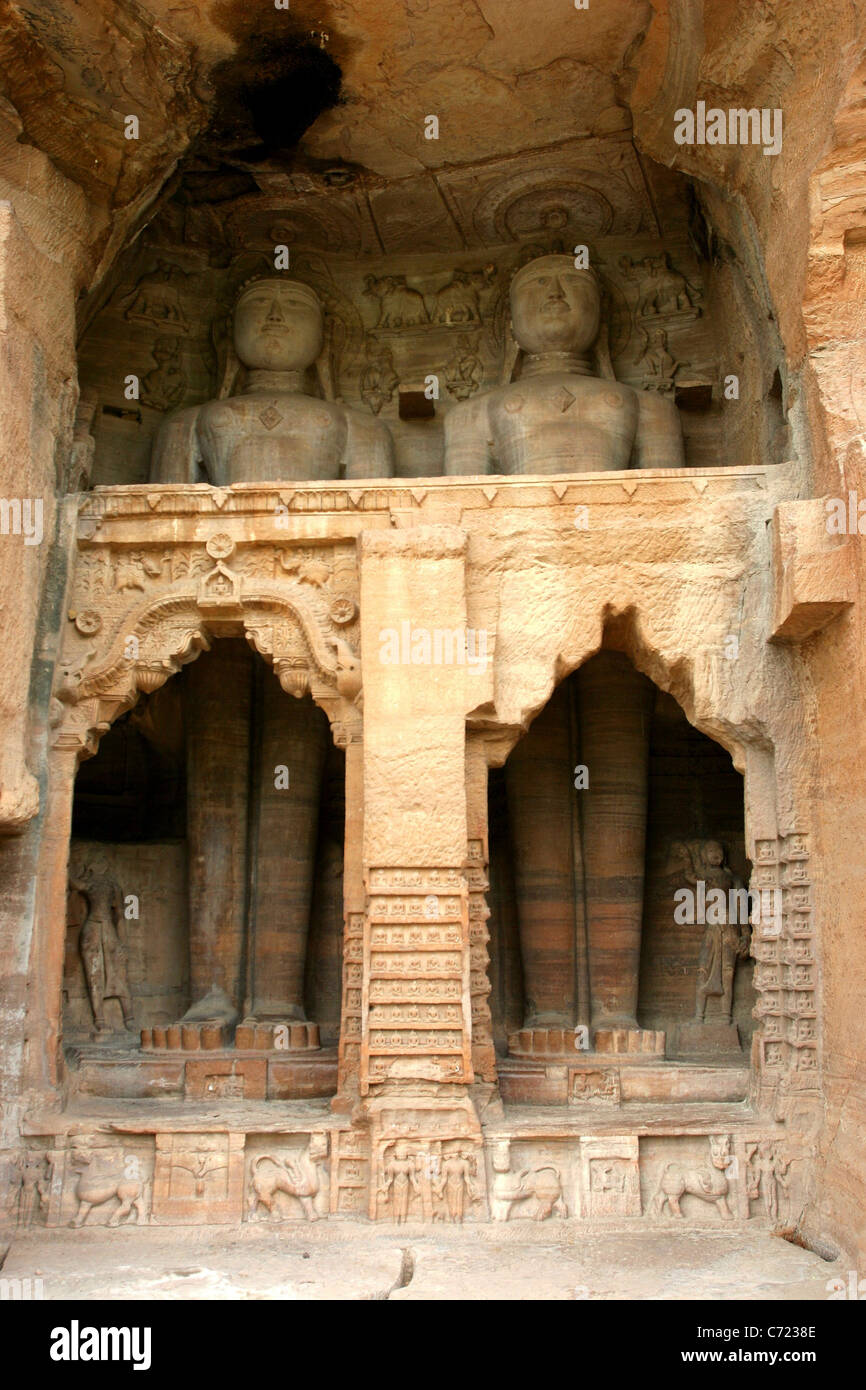 Templos de Gwalior, Uttar Pradesh Banque D'Images