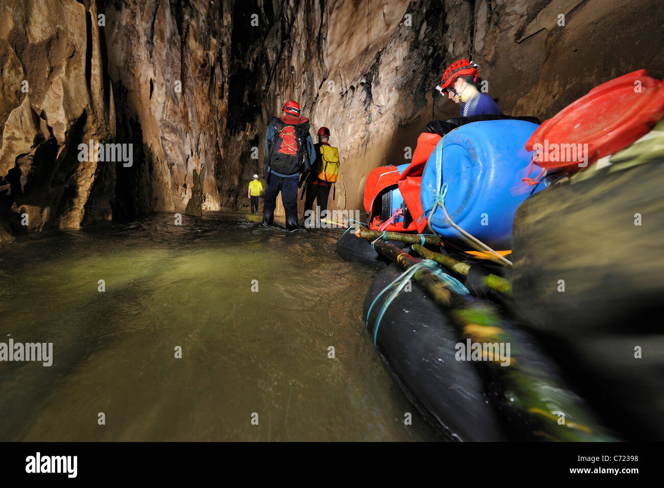 Le géant de grottes de Mulu National Park, Sarawak, Bornéo, Malaisie Banque D'Images