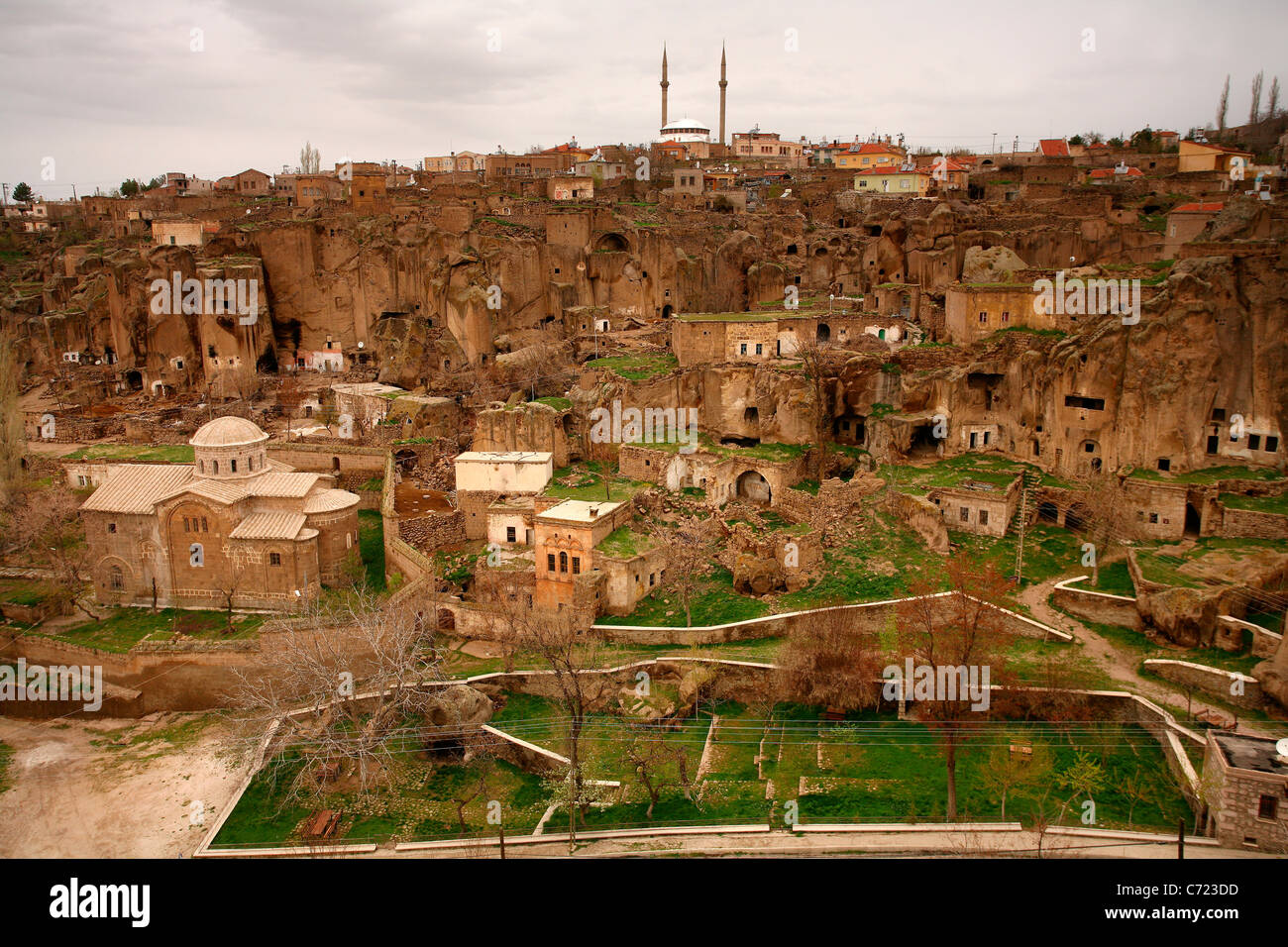 Guzelyurt ville souterraine Banque D'Images