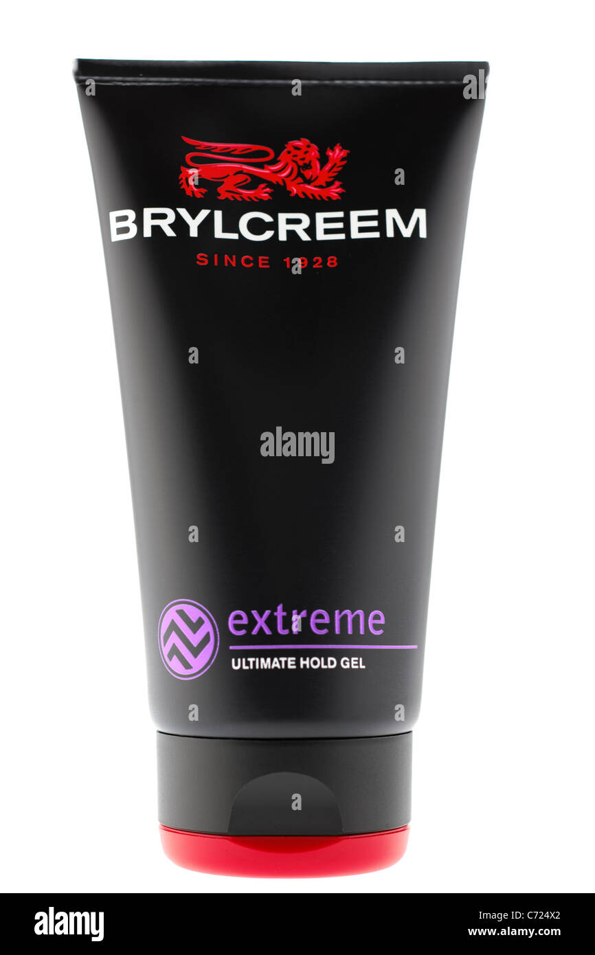 Tube de Brylcreem gel tenue ultime extrême Photo Stock - Alamy