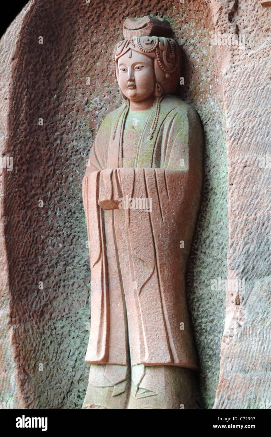 Bodhisattva Guanyin (Vénus), l'Oriental Buddha Park (Dongfang Fodu Gongyuan), Changsha, Chine Banque D'Images