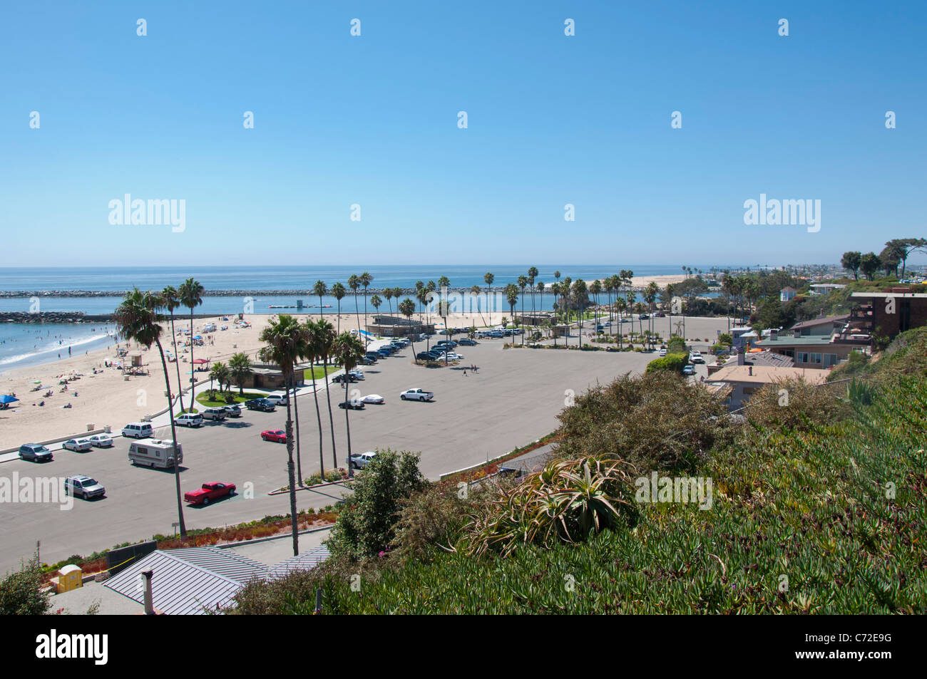 California Beach Banque D'Images