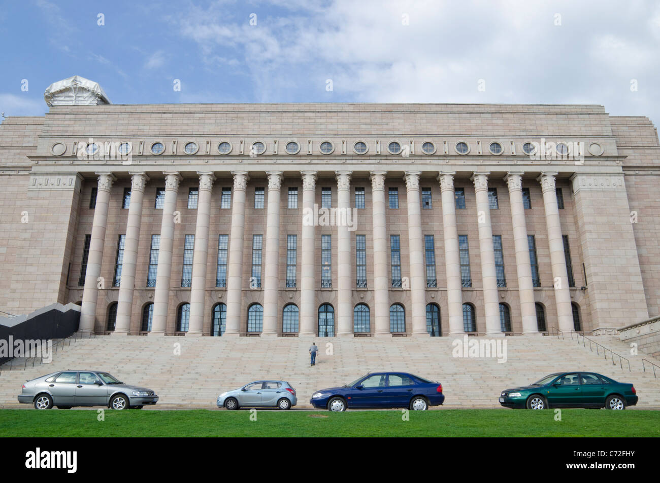 Parlement Chambre Helsinki, Finlande Banque D'Images