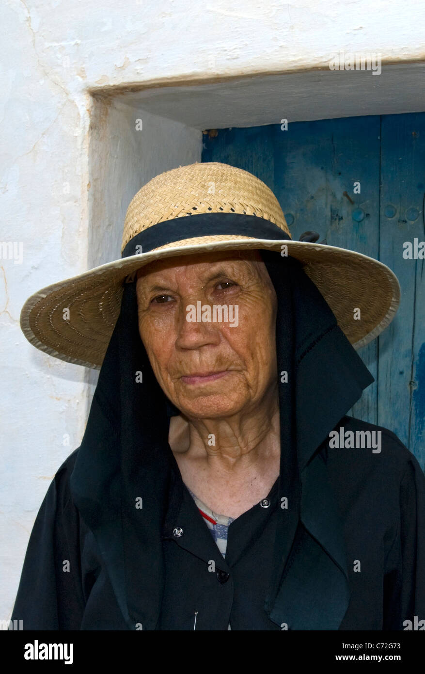 Femme en costume traditionnel, Ibiza, Baléares, Espagne Banque D'Images