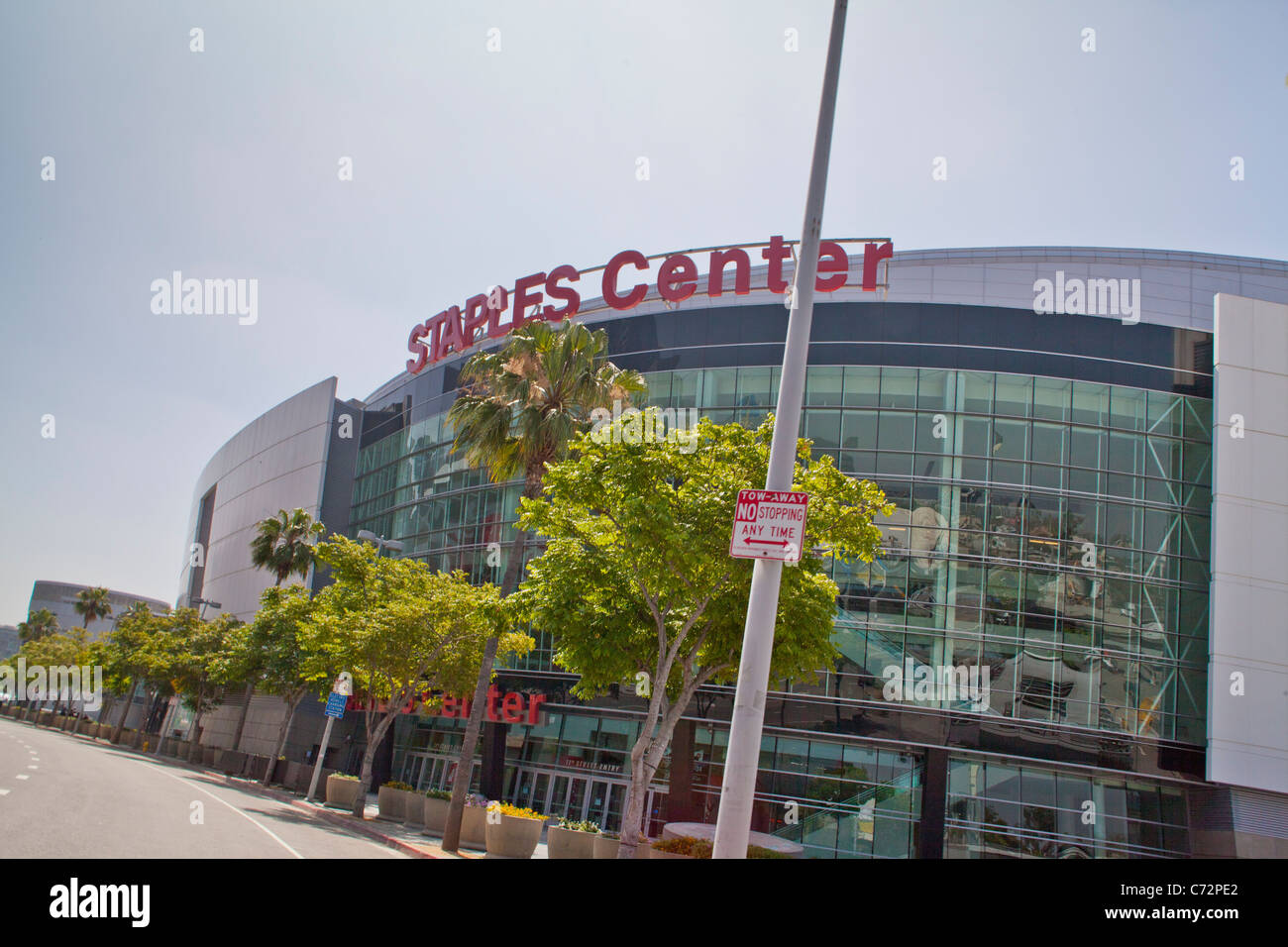Le Staples Center et Nokia Plaza complex à Los Angeles Calfornia Banque D'Images