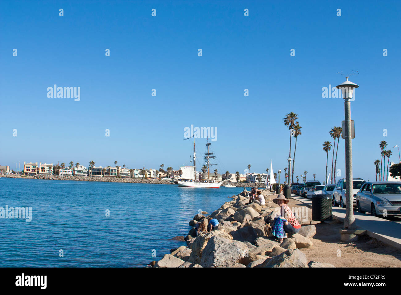 Tall Ships manifestation dans le port de Ventura en Californie Banque D'Images