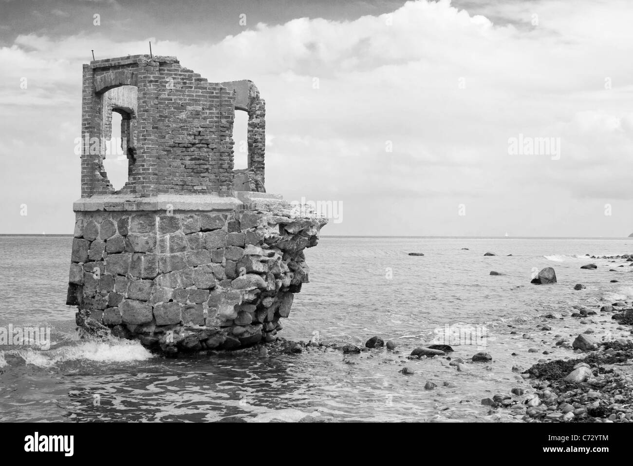 Ruine, Rügen, Mecklembourg-Poméranie-Occidentale, Allemagne, Europe Banque D'Images