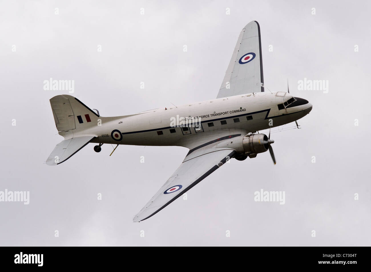 Douglas C-47B Dakota DC-3 (4) Le Commandement du transport aérien de la RAF Banque D'Images