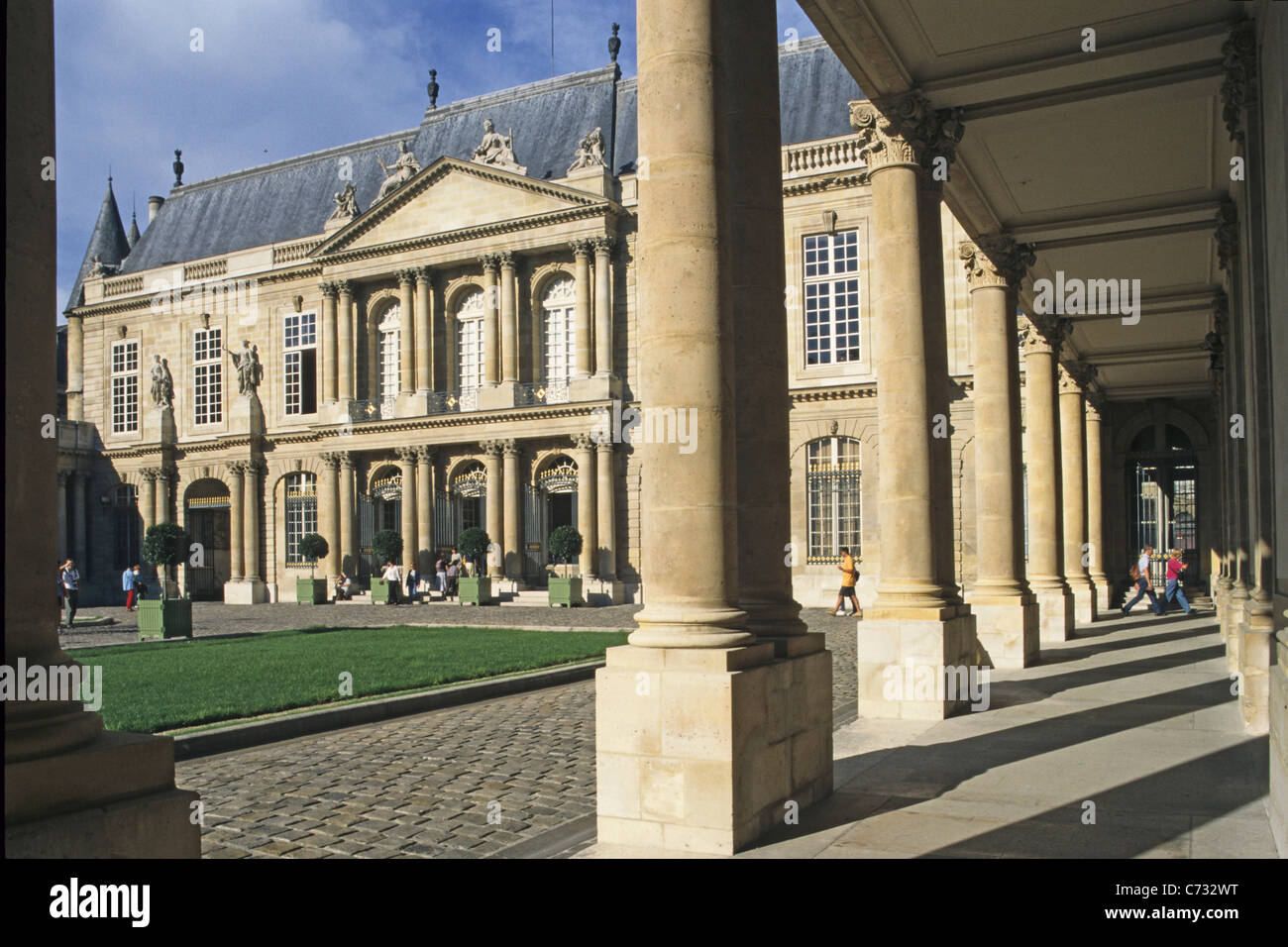 Hôtel de Soubise abrite le Musée National Archives depuis 1808 Histoire de France Quartier du Marais 3e arrondissement Paris Fr Banque D'Images