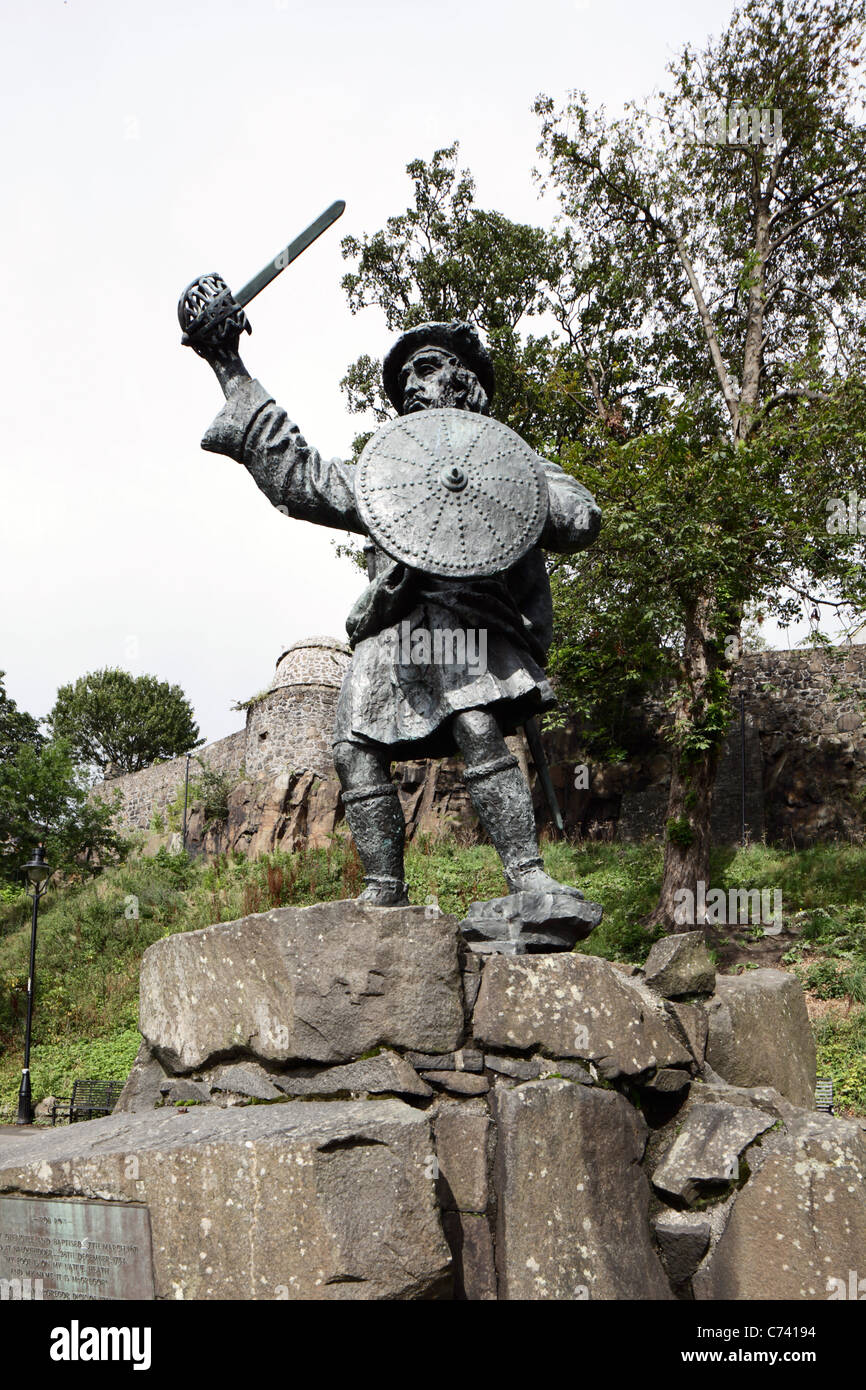 Statue de Rob Roy McGregor Stirling en Écosse Banque D'Images