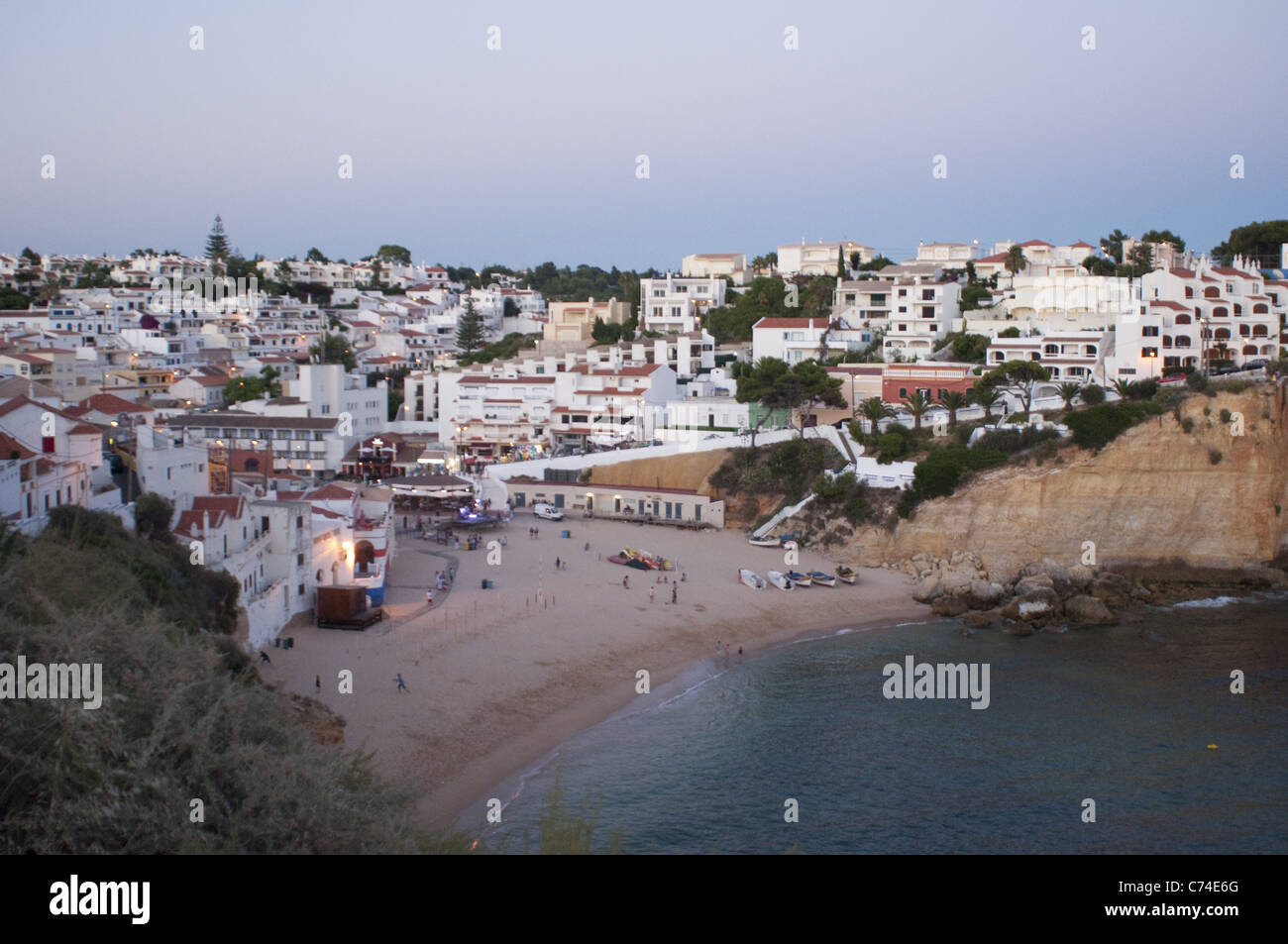 Carvoeiro, Algarve au Portugal Banque D'Images