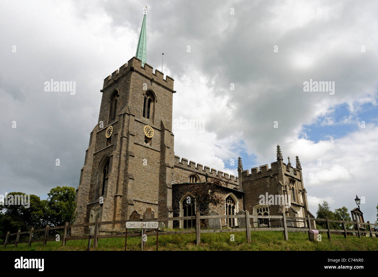 St Marys Church Village Braughing Hertfordshire England UK Banque D'Images