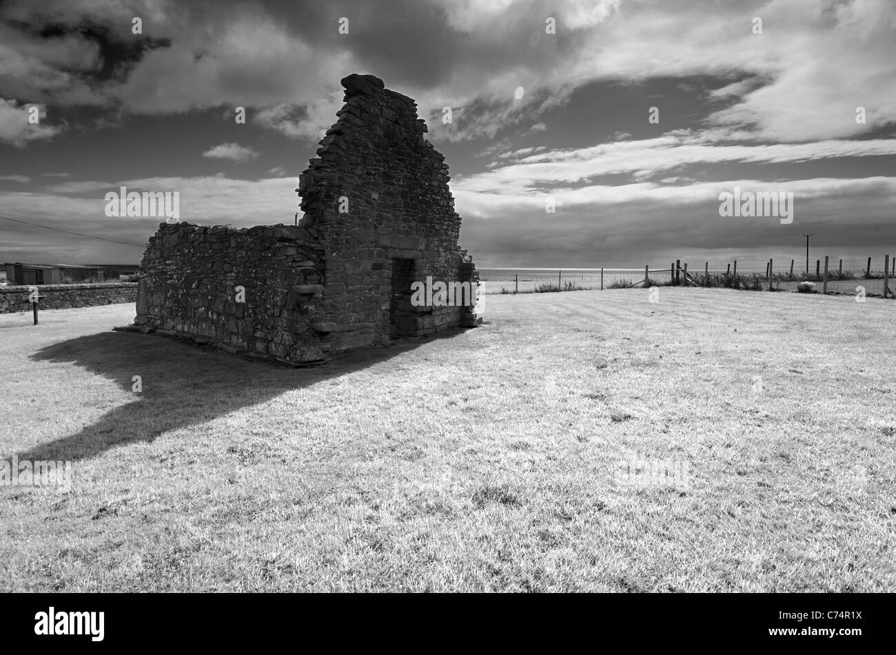 Ruines de l'église St John's Point Banque D'Images