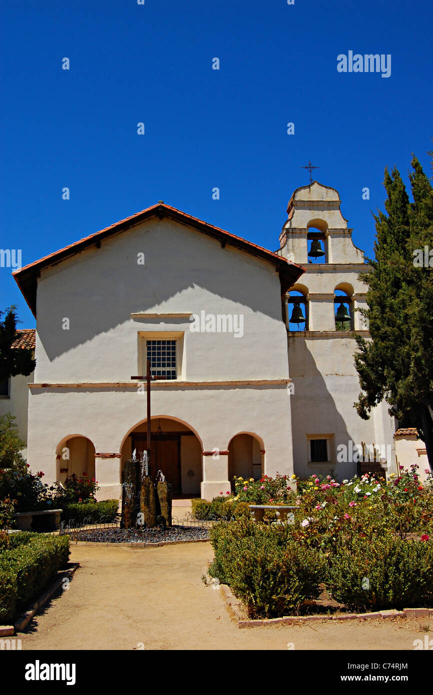 La mission de San Juan Bautista, California, USA Banque D'Images