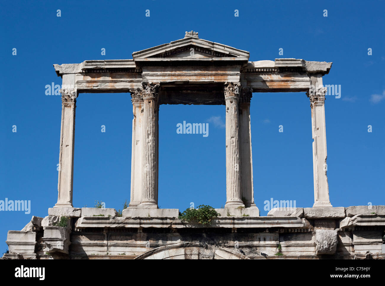 - Arc d'Hadrien à Athènes, Grèce Banque D'Images