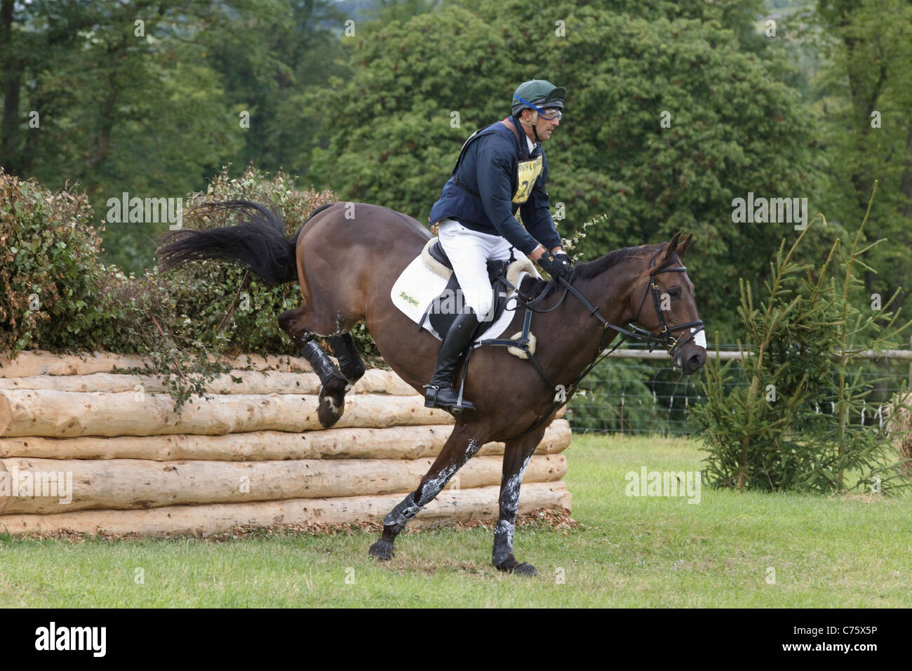 Bill Levett sur French Connection - Gatcombe 2011 Banque D'Images
