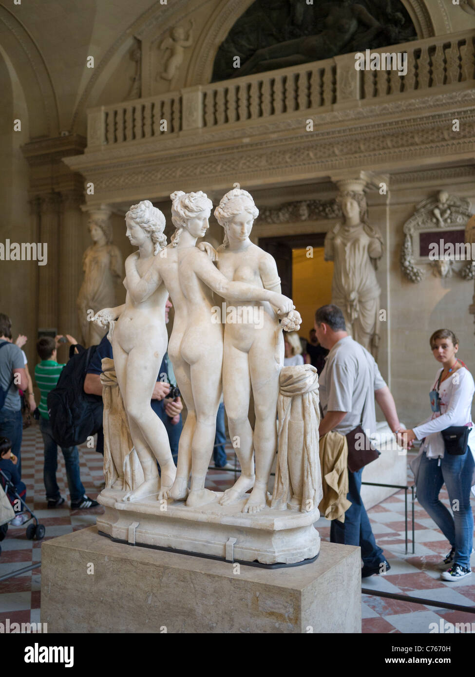 Musée du Louvre, Paris France Banque D'Images