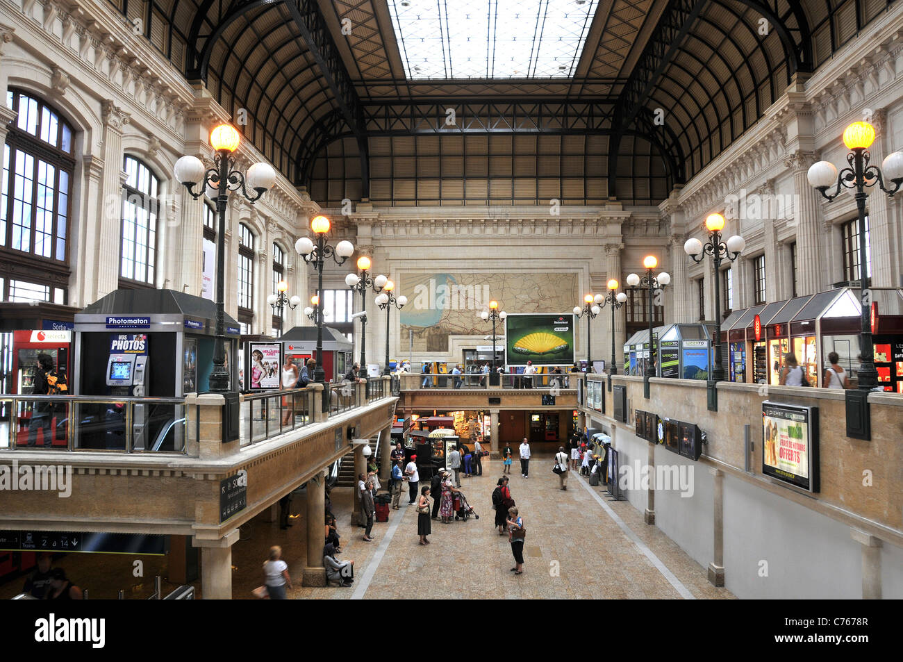 Gare de Bordeaux Saint-Jean, Bordeaux, Gironde, Nouvelle Aquitaine, France Banque D'Images