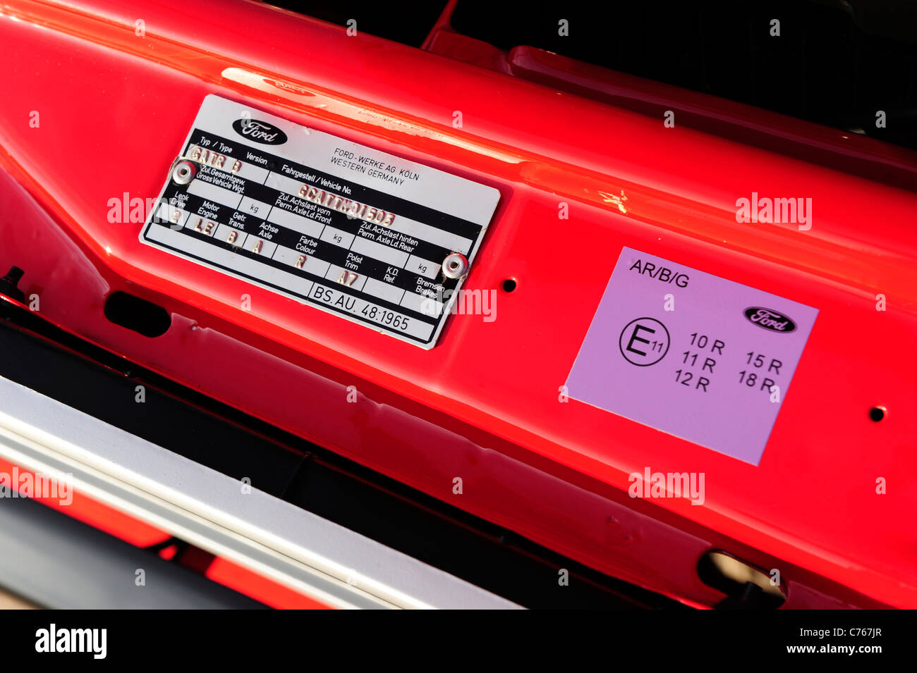 1977 Ford Escort RS 1800 Banque D'Images