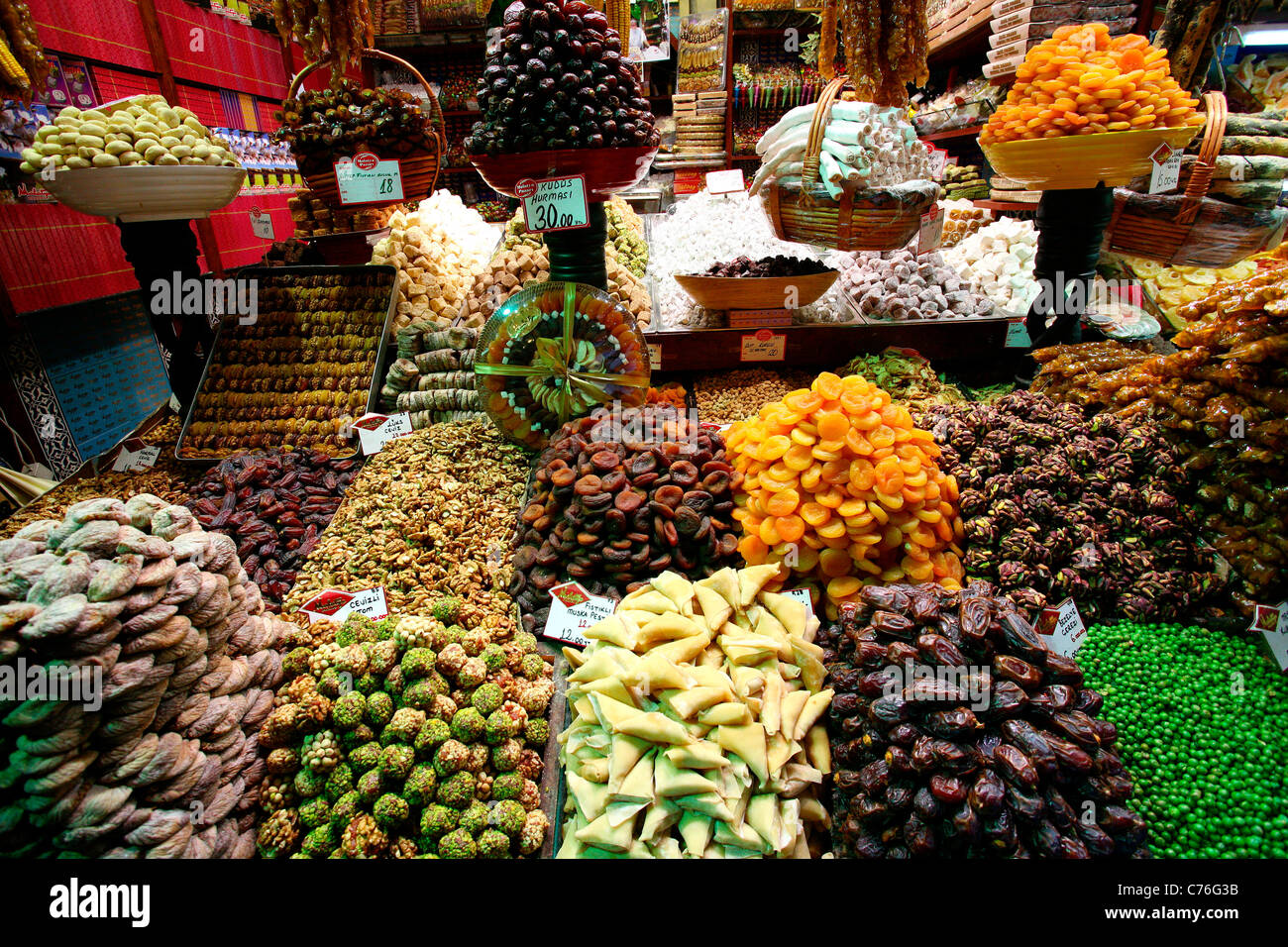 Bazar des épices Banque D'Images