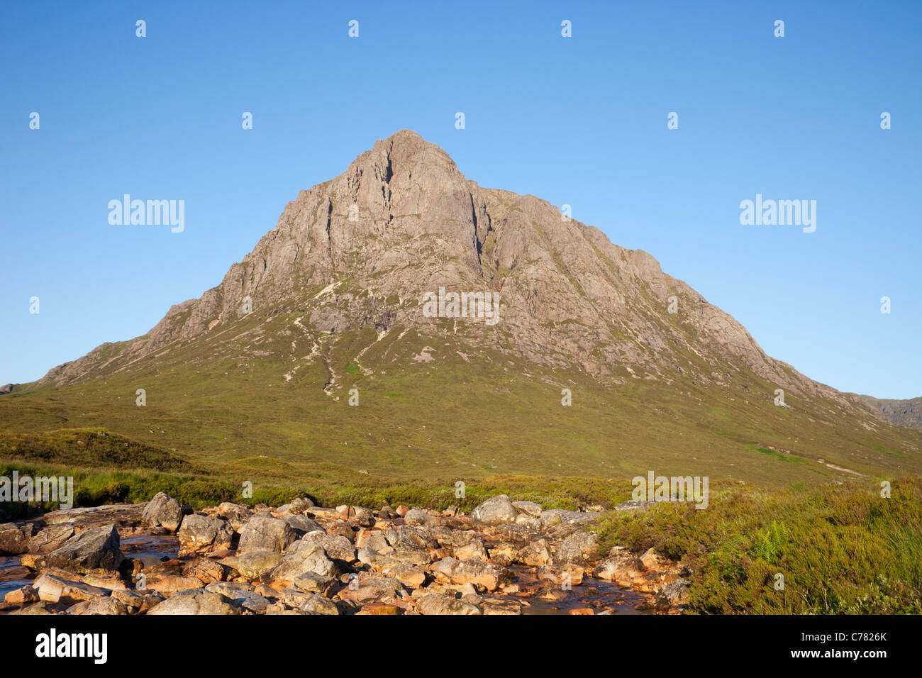 L'Écosse, Highlands, Glen Coe, Buchaille Etive Mor Banque D'Images