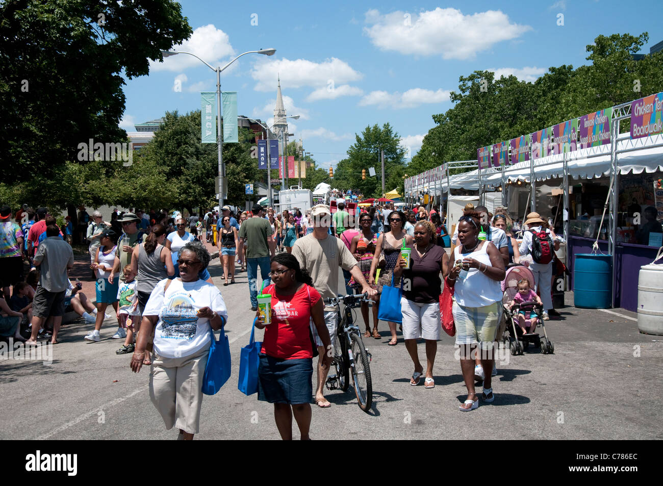 Artscape gratuitement Arts Festival à Baltimore l'été 2011, USA Banque D'Images